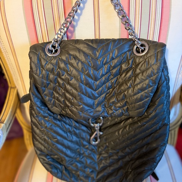 Rebecca Minkoff Edie “Puffer” Backpack with Chain Detail - Picture 11 of 12
